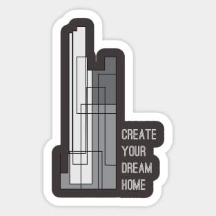 Building architecture Sticker